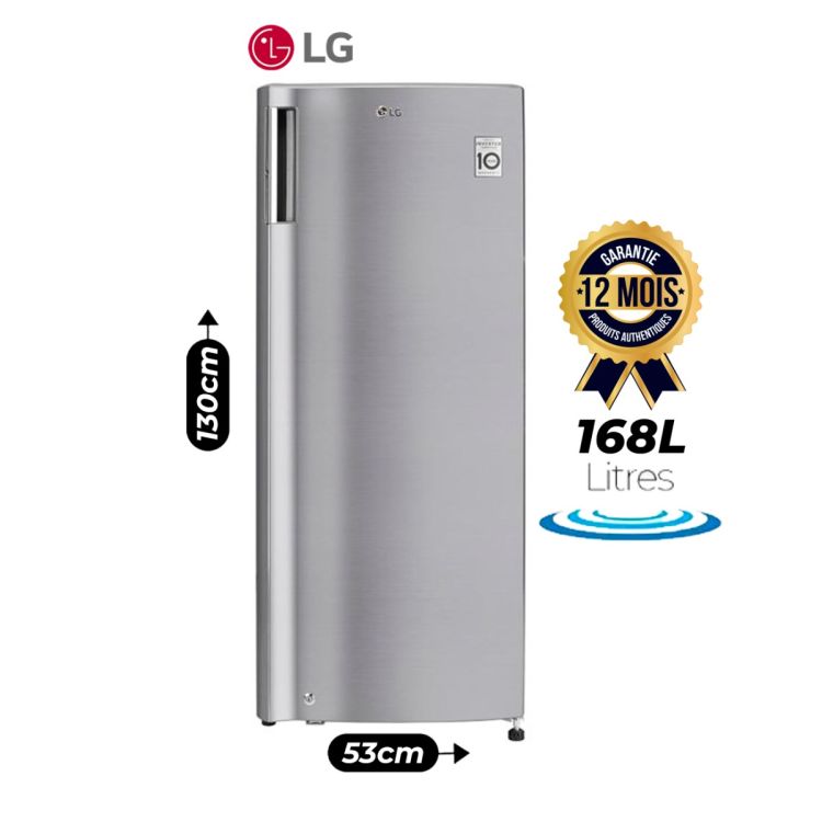 Upright freezer -LG - GN-304SLGT- A -168L one door, Smart Inventer | Glotelho Cameroon