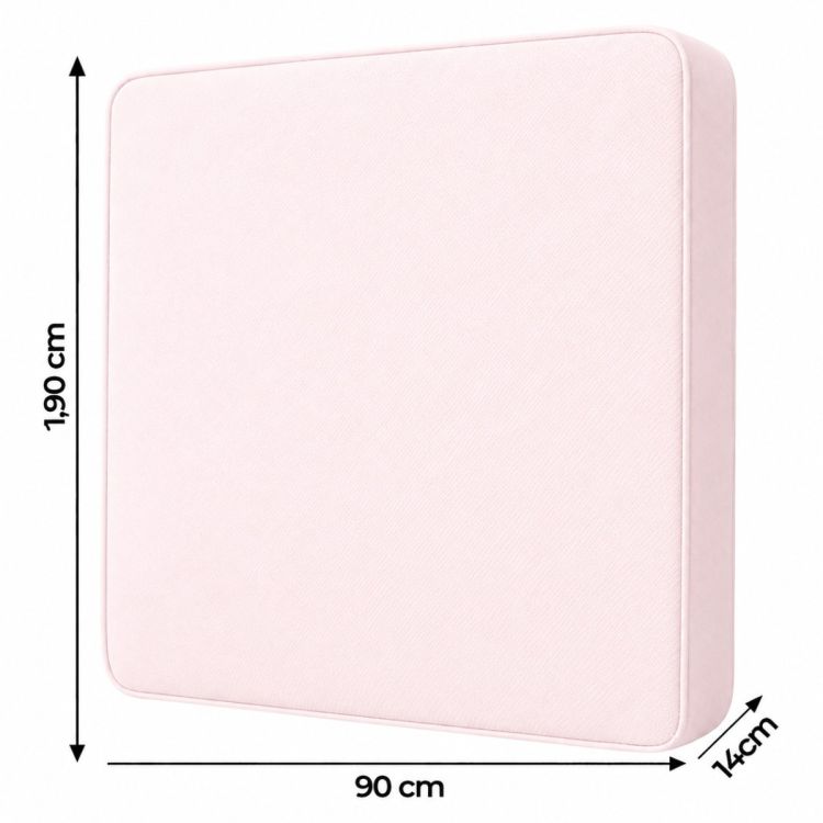 Matelas Ordinaire LUNA- 1 place - 90x190x14 cm - Très Confortable - Multicolore