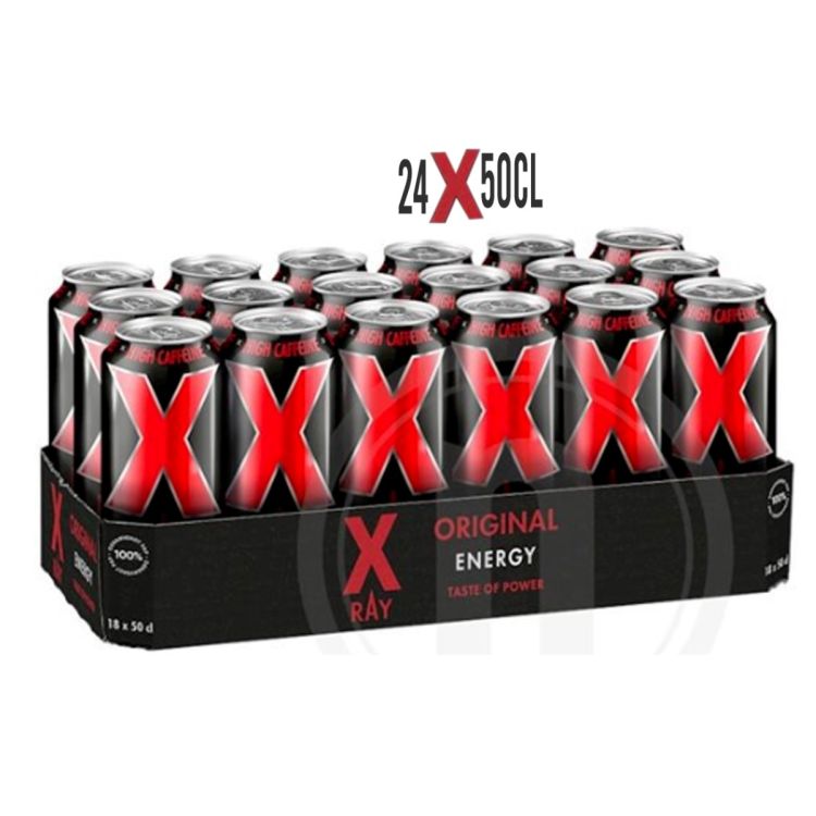 Boisson énergisante - X-ray Energy Drink 50 cl - Pack de 24 Cannettes