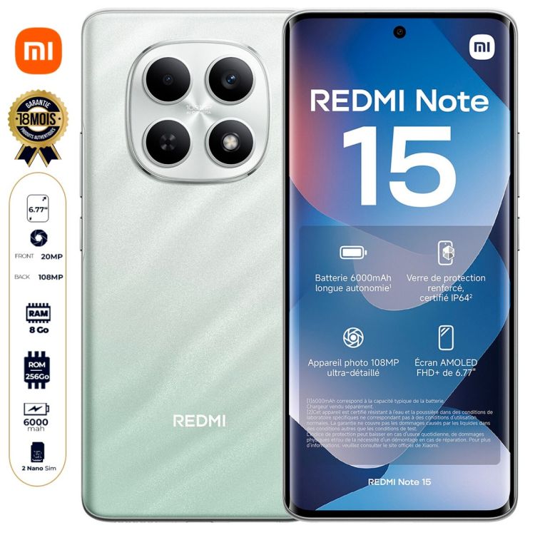 Xiaomi Redmi Note 15 4G Glotelho