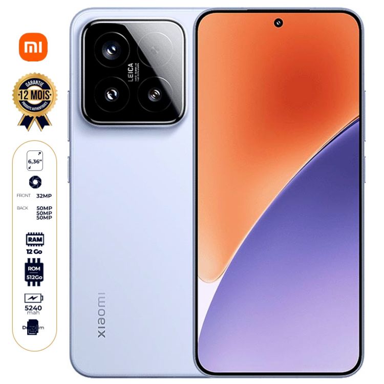 Xiaomi Mi 15 Version Globale  - 512 Go - 12 Go RAM - 6,36