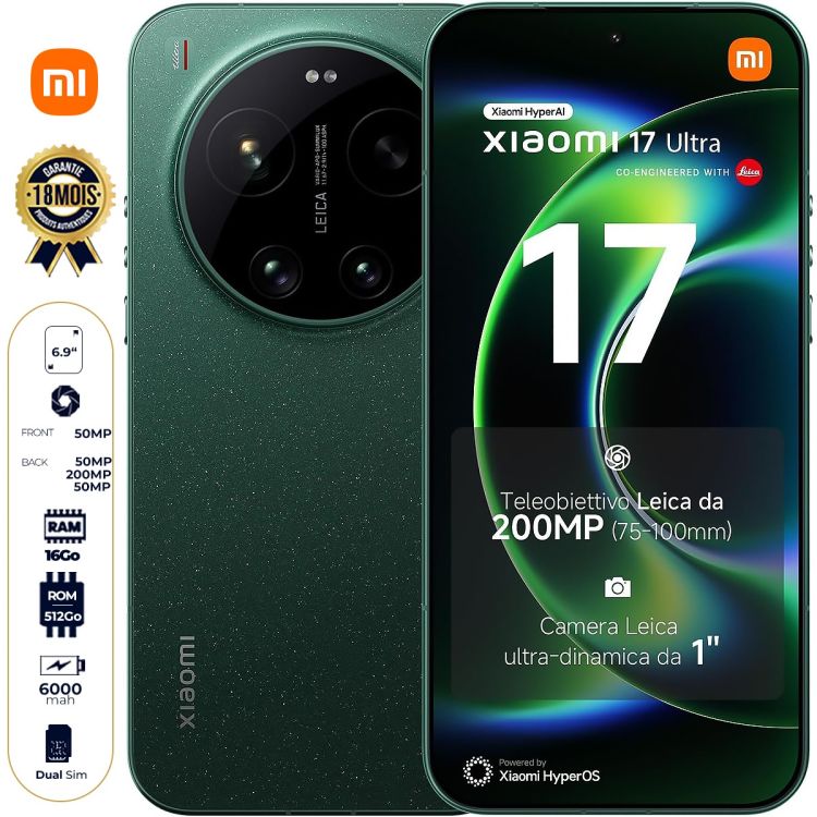 Xiaomi 17 Ultra 5G , verte