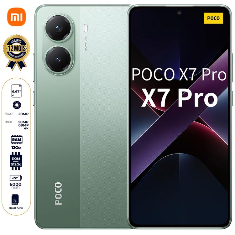 Xiaomi Poco X7 Pro prix Cameroun
