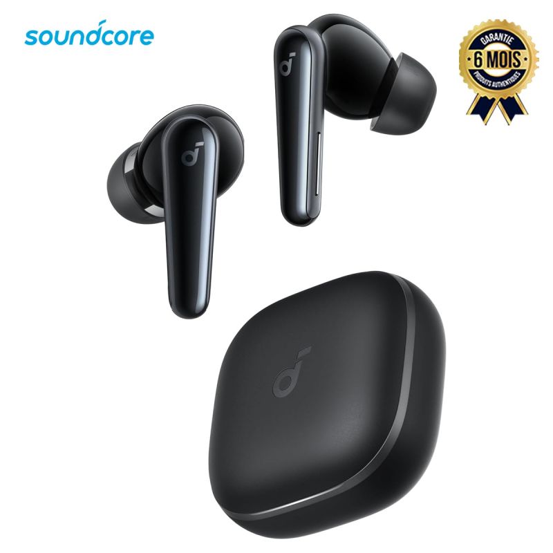 Écouteurs sans fil Anker Soundcore Liberty 5 – ANC adaptative 3.0 – Dolby Audio – Bluetooth 5.3 – Charge rapide – Appels clairs grâce à l'IA – 6 microphones – Longue autonomie – Garantie 06 Mois 