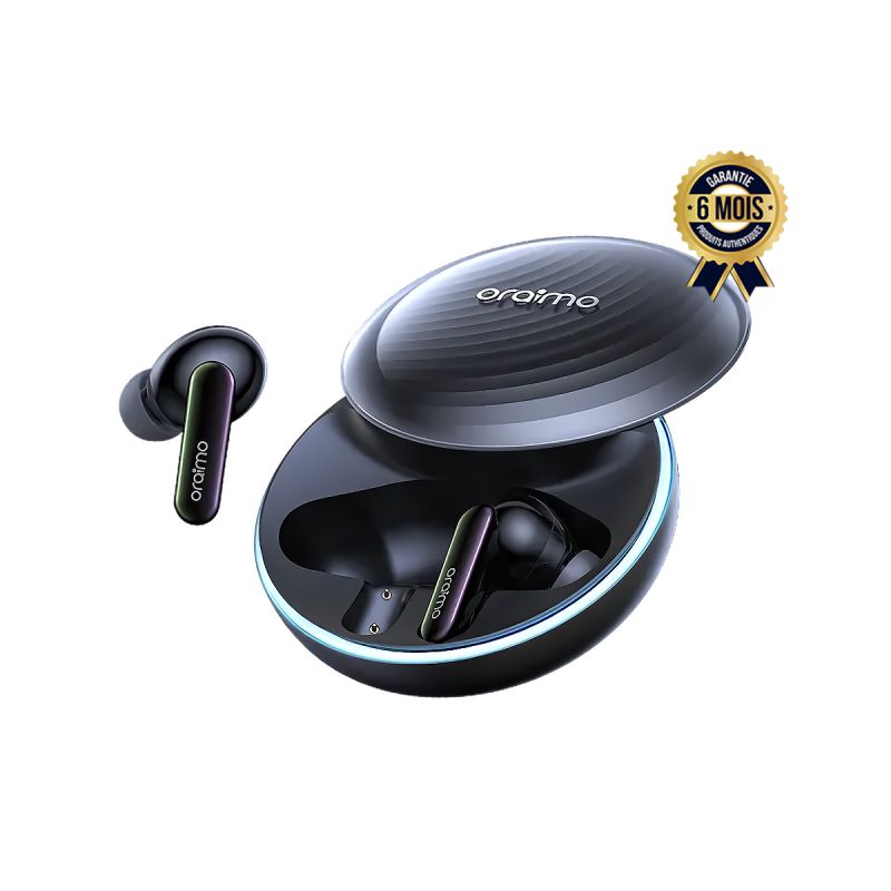 Écouteurs sans fil Oraimo SpaceBuds OTW 630 - Bluetooth V5.4 - IPX4 - ANC hybride jusqu'à 50 dB - prix Cameroun