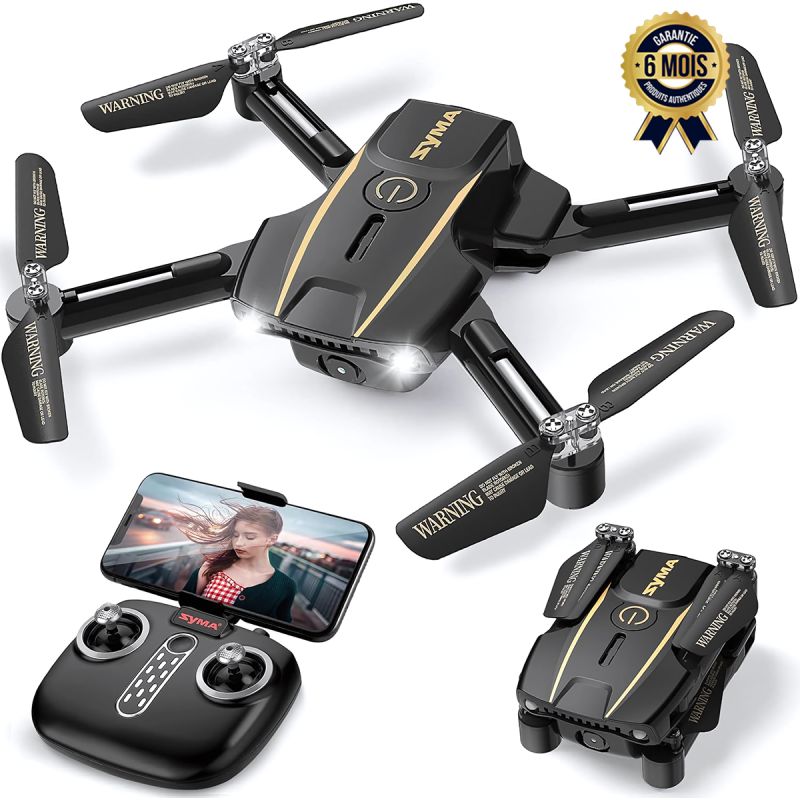 Achat mini drone avec caméra pour enfants et adultes - 16 min de vol - Retournement 3D - 6 Mois | Glotelho Cameroun