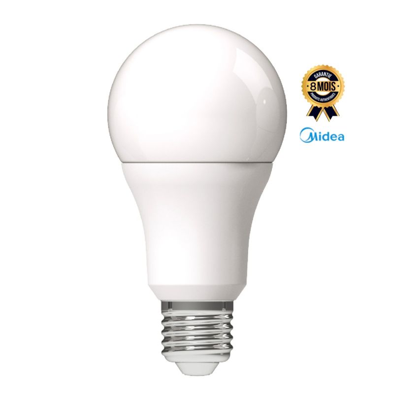 Ampoule LED 15W Prix - Midea Série A-E27 - 6500K - Couleur Blanc Froid | Glotelho Cameroun