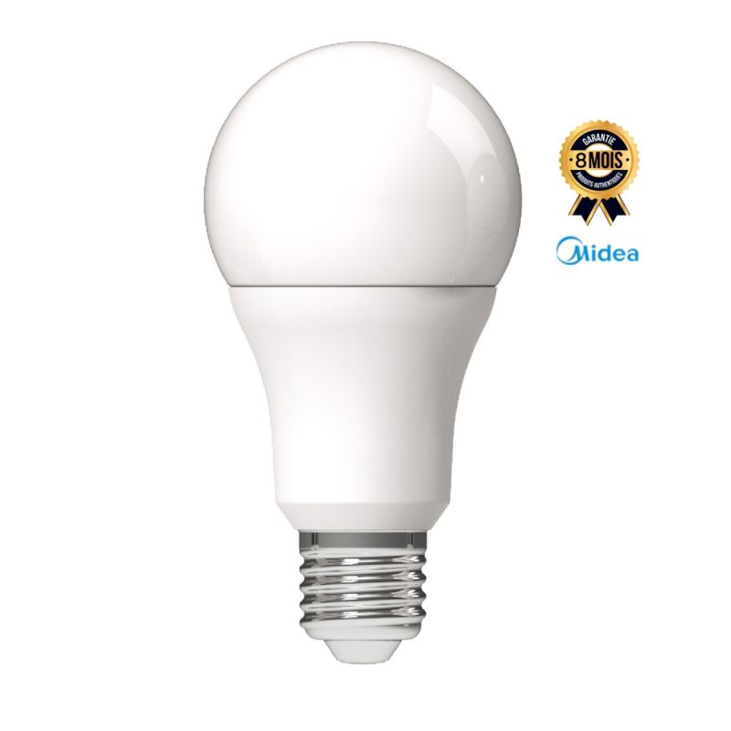 Ampoule LED 9W Prix - Midea Série A-E27 - 6500K - Couleur Blanc Froid| Glotelho Cameroun
