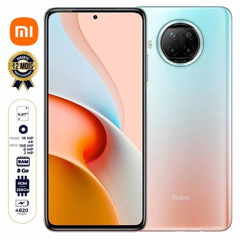 Xiaomi Redmi Note 9 Pro 5G - 256Go/8Go - 6.67" -  Dual nano sim - 108MP - 4820mAh - Garantie 12 mois |Glotelho Cameroun