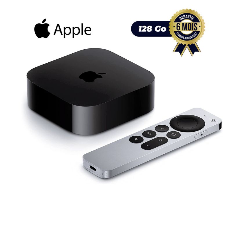 Apple 2022 TV - 4K - 128 Go - Wi‑Fi + Ethernet 3e génération  | Glotelho Cameroun