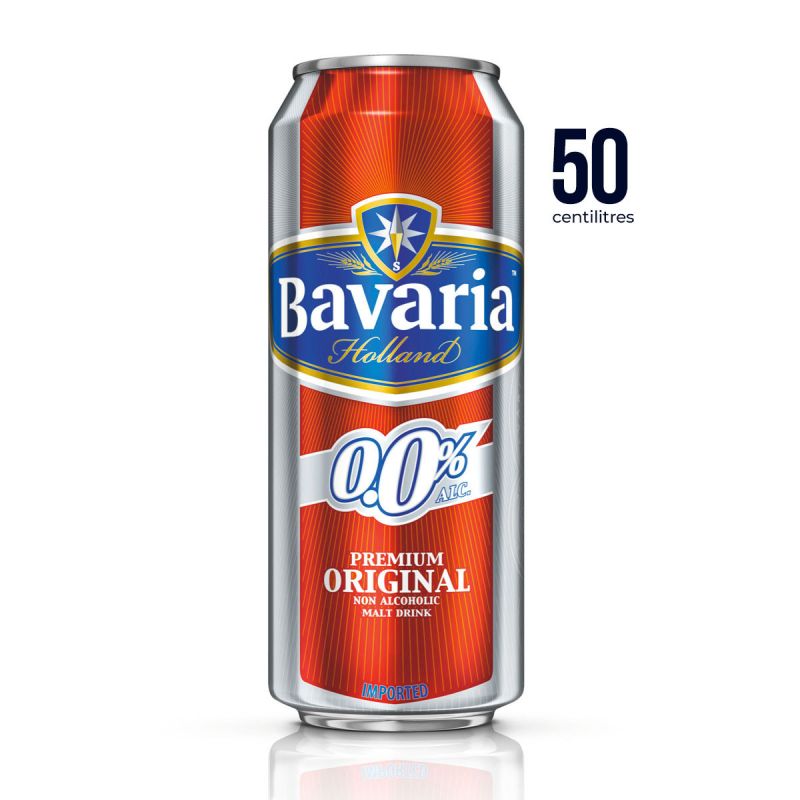 Bière en Canette - Bavaria Original - 50cl - 0% d'alcool  | Glotelho Cameroun