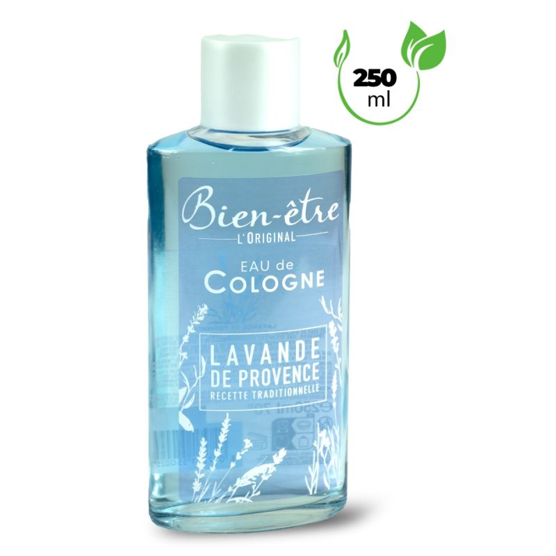 Bien-être eau de cologne Vivifiante – Fraîcheur aromatique de Lavande Sauvage – 250 ml