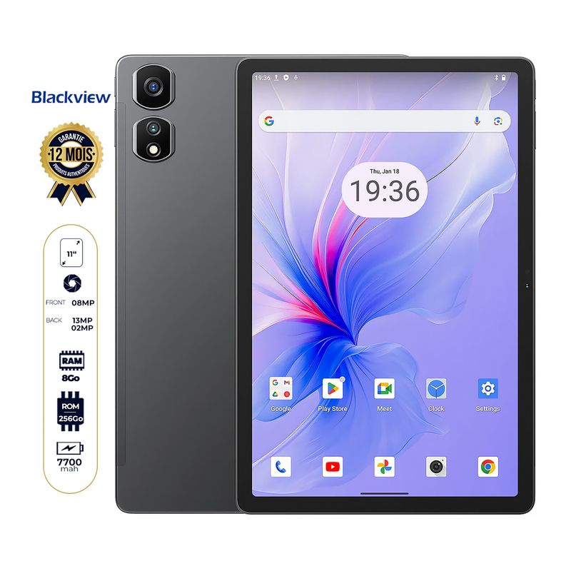 Tablette Blackview Tab 16 Pro - 256 Go prix Cameroun