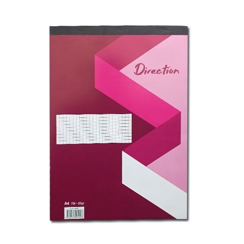 Bloc notes A4 GM - 150 pages - 5x5 mm - 21 x 29,7 cm - Avec ses feuilles détachables pour bureau