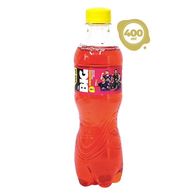 Boisson Gazeuse  Rafraichissante - Big Grenadine - jus - 400ml
