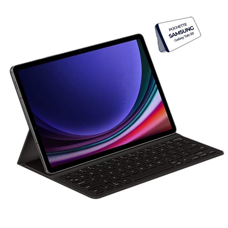 Pochette Keyboard Slim pour Samsung Galaxy Tab S9 prix Cameroun en fcfa chez Glotelho