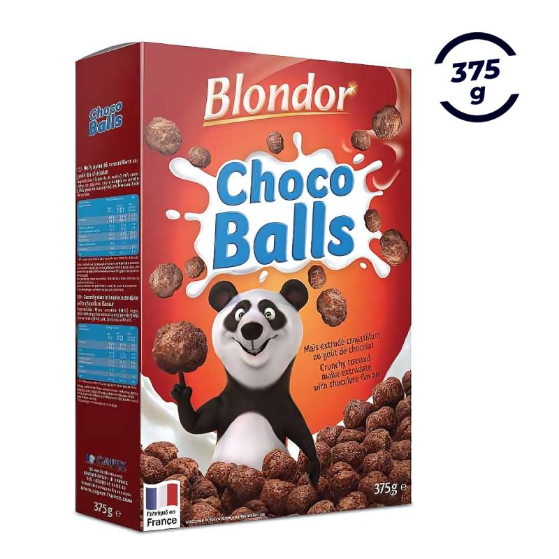 Boules de maïs au chocolat Blondor – 375 g