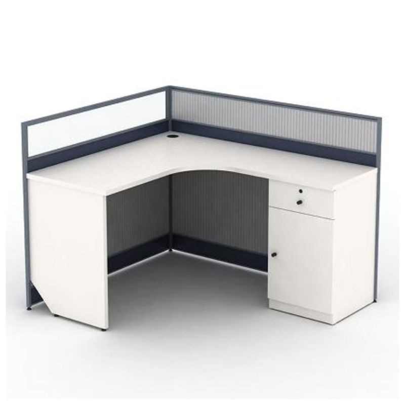 Bureau - Prix en fcfa - Station de travail - 2 Postes - Blanc| Glotelho Cameroun