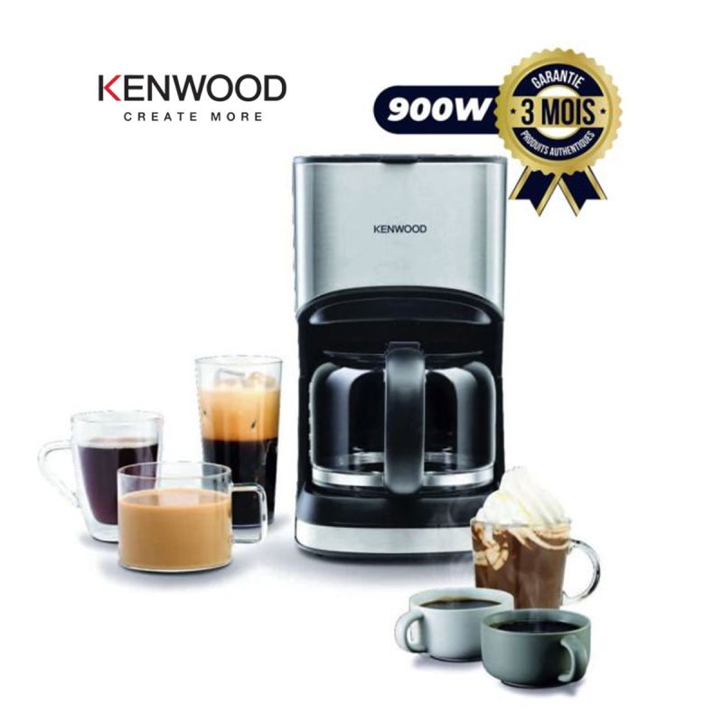 Cafeti&egrave;re Electrique a Alimentation Gravitationnelle - KENWOOD - 900W - 12 Tasses | Glotelho Cameroun