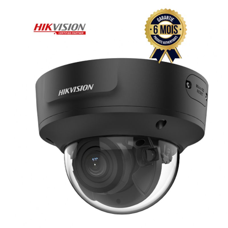 Caméra de surveillance IP Dôme - 4MP - Hikvision DS-2CD2743G2-IZS  AcuSense  Varifocale Motorisée - 6 Mois