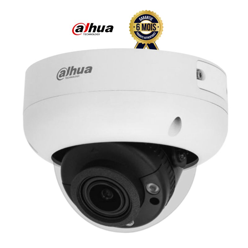 Caméra de surveillance IP Dôme prix en fcfa - Dahua -IPC-HDBW3241R-ZAS - 2MP - WizSense à Focale Variable| Glotelho Cameroun