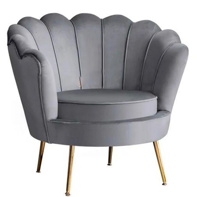 Canapé une place en velours disponible sur Glotelho Cameroun.