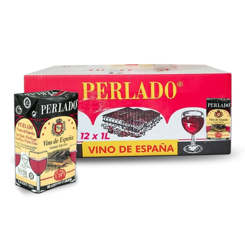 Carton de 12 VinS Rouge En Brique - Perlado au prix cammeroun