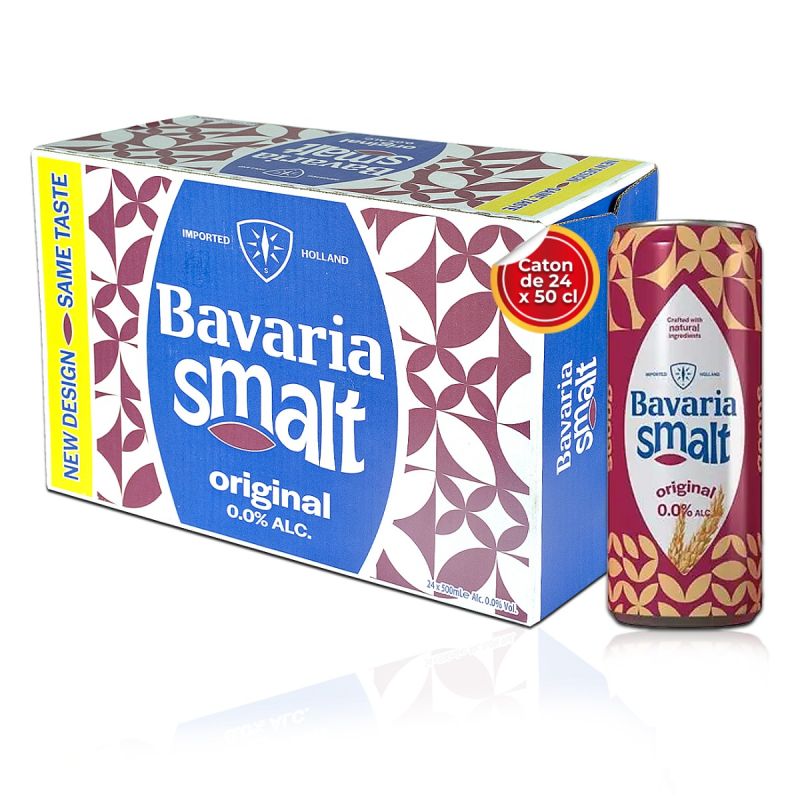 Carton de 24 canettes Bavaria Smalt Original de 50 cl
