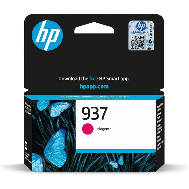 Cartouche d'encre - HP - 937 Magenta - Rendement 800 pages - Pour OfficeJet Pro 9110 / 9120 / 9130 / 9720 / 9730 - Garantie 6 mois