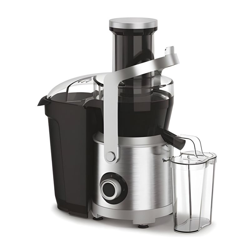 Centrifugeuse Moulinex Nutri XXL (JU660D30) - 1000W - 2 Vitesses - Pichet 0,8l, Bac à Pulpe 2l - Large Goulot 85 mm & Filtre Inox - 3 Mois Garantie