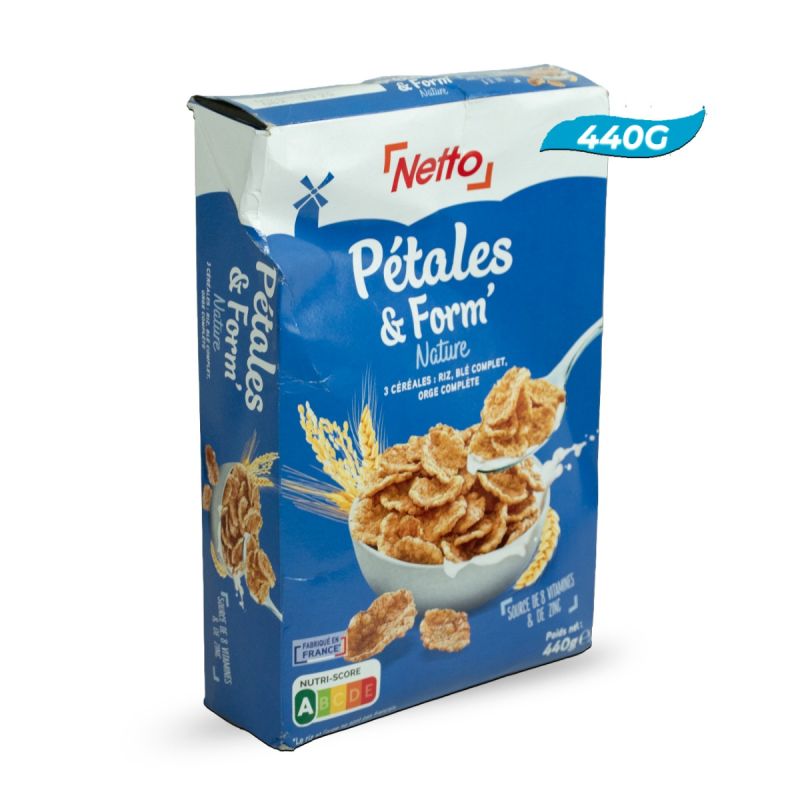 Céréales Pétales & Form’ Nature – Netto – 440g