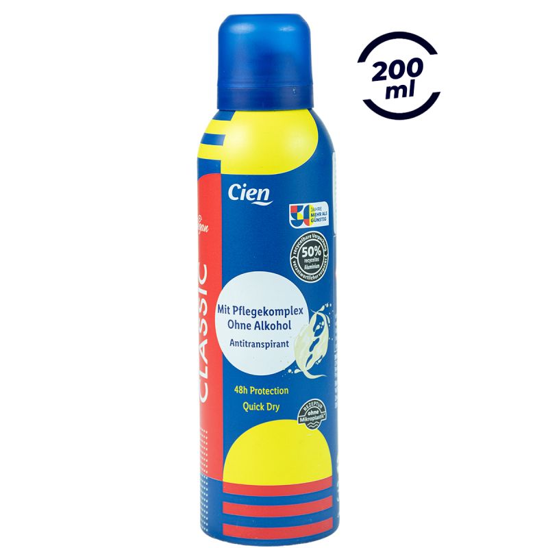Cien - Anti transpirant - Classic - 200 ml