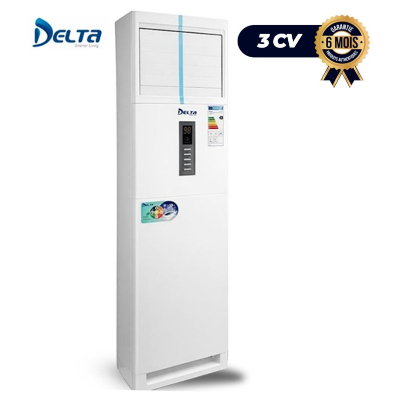 Climatiseur Armoire - DELTA - ACF-24MN - 24000 BTU - 3 CV - Auto Restart - Smart Airflow - Wide Voltage - Garantie 6 Mois