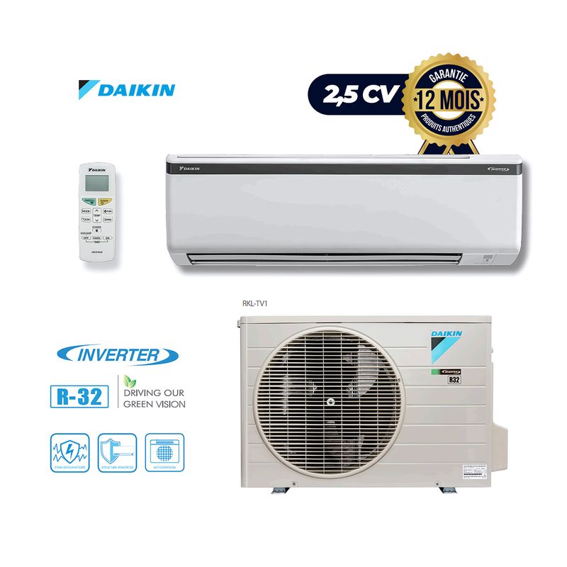 Climatiseur Mural DAIKIN 2.5CV 