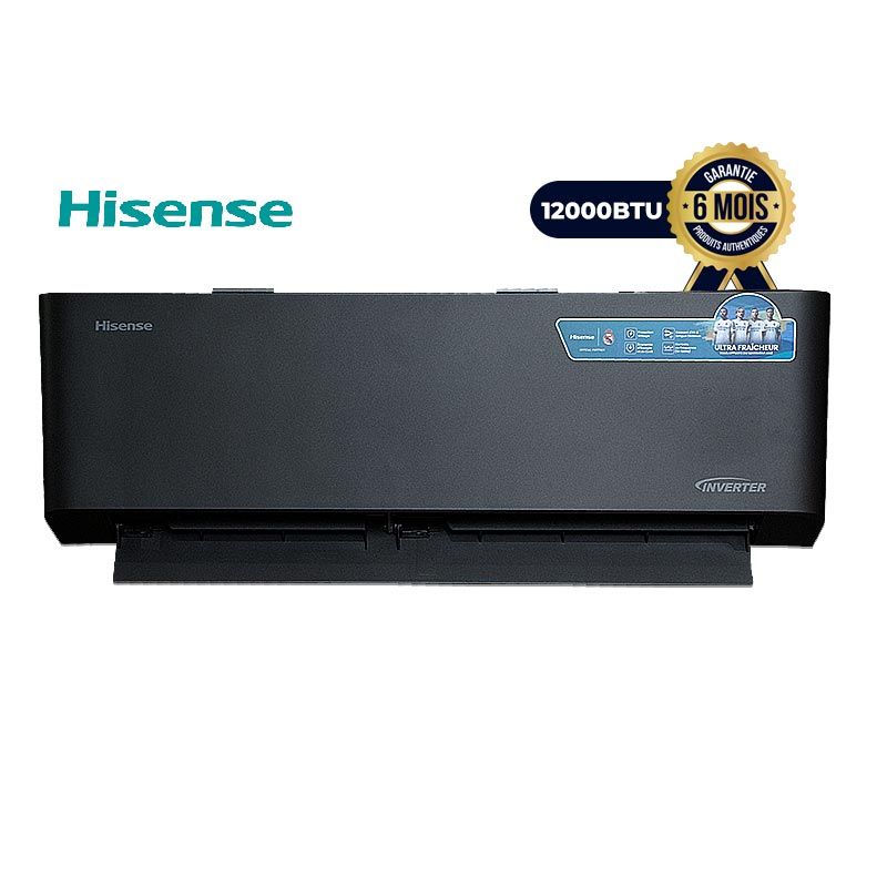 Climatiseur Split - Hisense - AS-12TW4SLUHB00 - 12000 BTU - 1.5 CV - Technologie Inverter - Gaz R410A - 15 à 25 m² - Garantie 6 mois