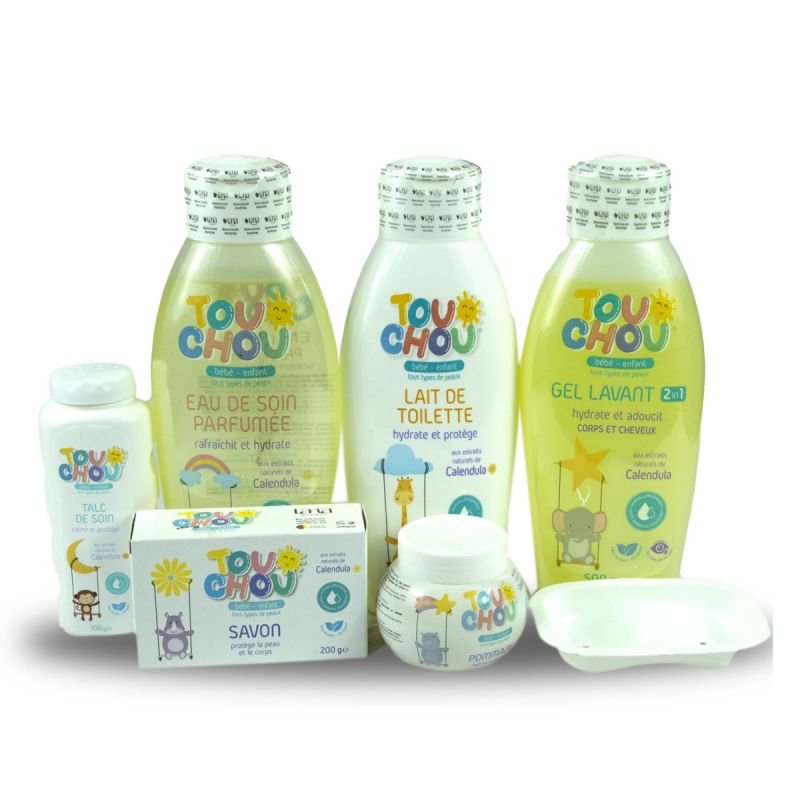 Coffret des soins pour bébés Tou Chou - 500 ml, by Lana Cosmetics disponible sur Glotelho