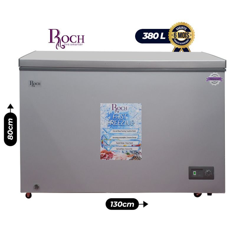 Congélateur Coffre ROCH - 380 Litres prix Cameroun en fcfa chez Glotelho