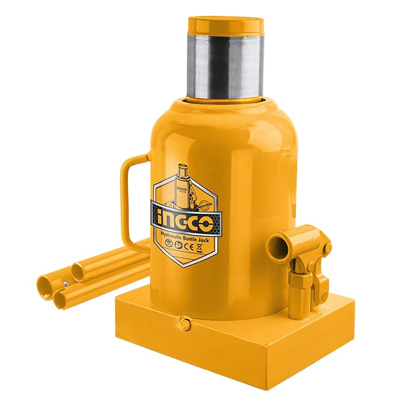 Cric bouteille hydraulique 30 Tonnes prix en fcfa - INGCO HBJ3002 - Avec soupape de sécurité | Glotelho Cameroun