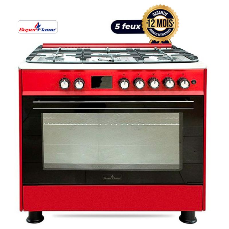 Cuisinière à Gaz SUPER FLAME  5 Feux prix Cameroun