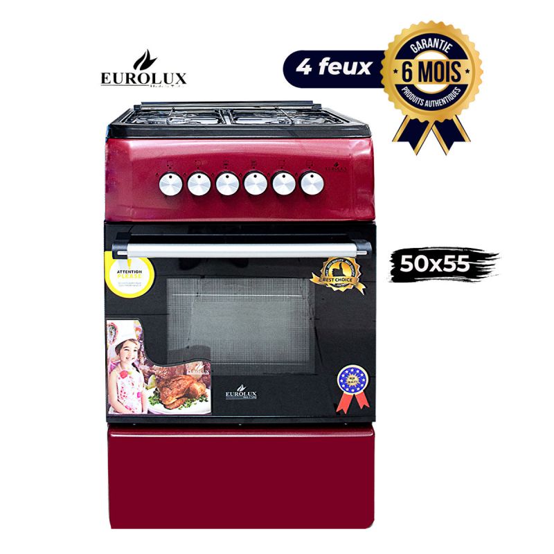 Cuisinière à Gaz EUROLUX  prix Cameroun