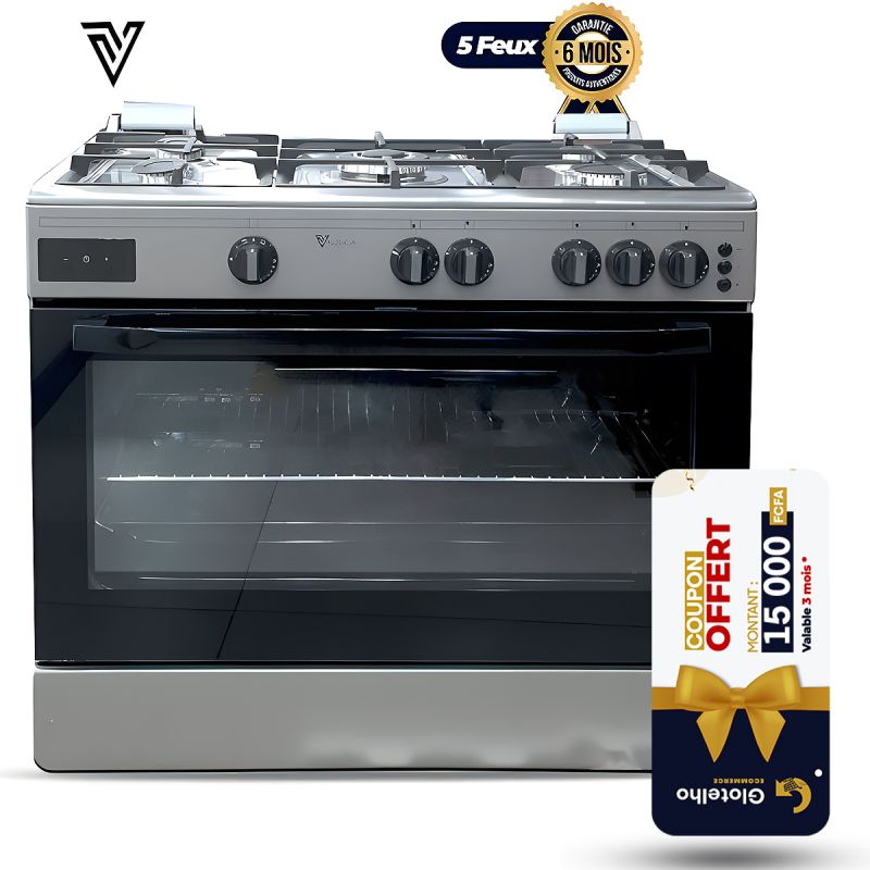 Cuisinière mixte 5 feux VALENCIA