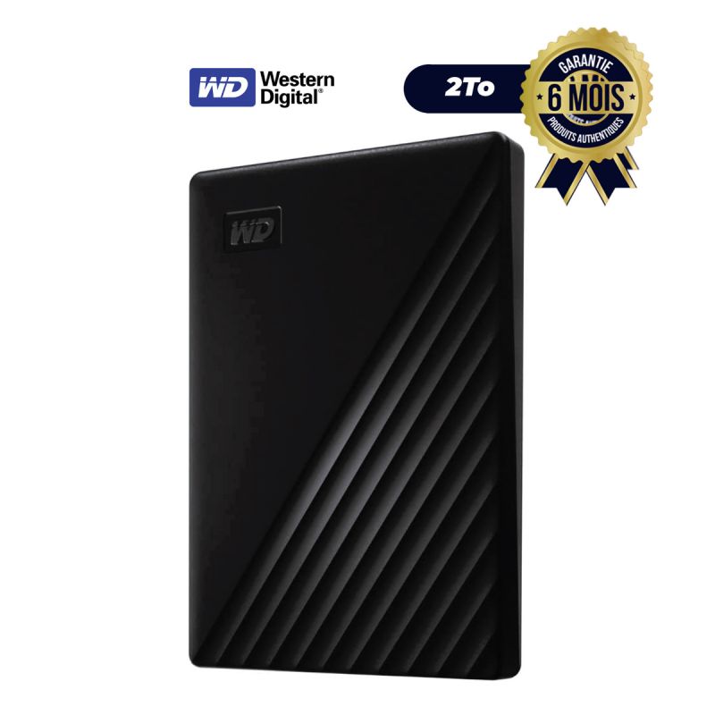 Disque dur externe - WD My Passport - 2 To - USB 3.2 (Prix en fcfa) | Glotelho Cameroun
