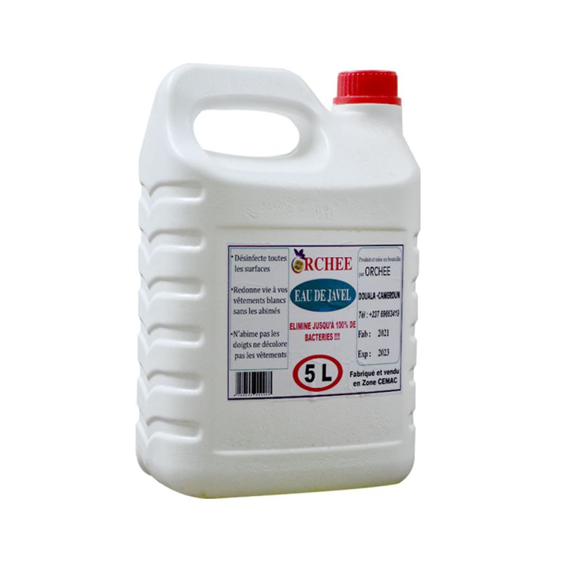 Eau de Javel ORCHEE - 5 L  - (Prix en fcfa) | Glotelho Cameroun