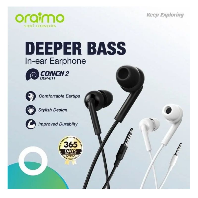 Ecouteur filaire Oraimo Halo prix Cameroun en fcfa chez Glotelho