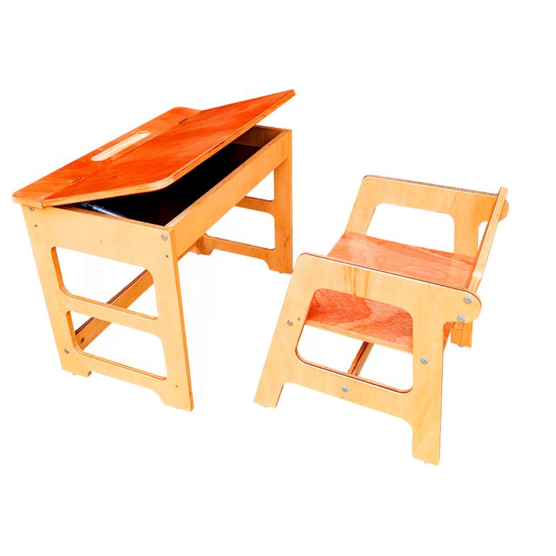 Ensemble Table et Chaise Mbalɛ pour enfant. Prix Cameroun 
