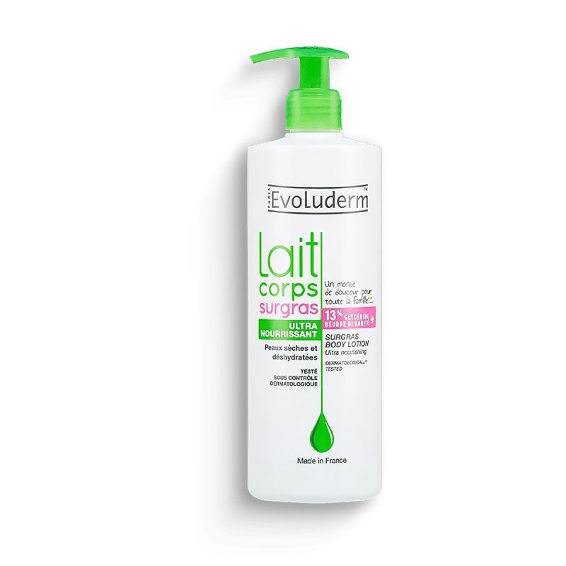 Evoluderm - Lait Corps Surgras Ultra-Nourrissant – 500 ml