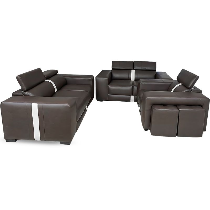 Fauteuil en cuir BOB - 6CC - ​​Moderne 6 places - prix Cameroun