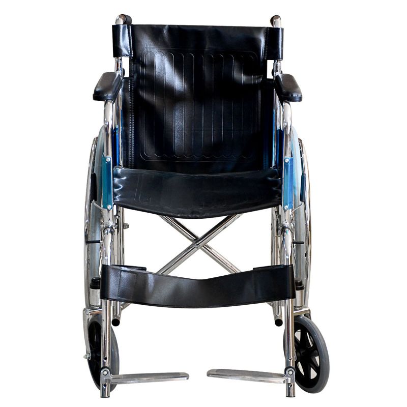 Fauteuil roulant pour handicapé -  Accoudoirs complets et repose-pieds pivotant amovible  - Noir | Glotelho Cameroun