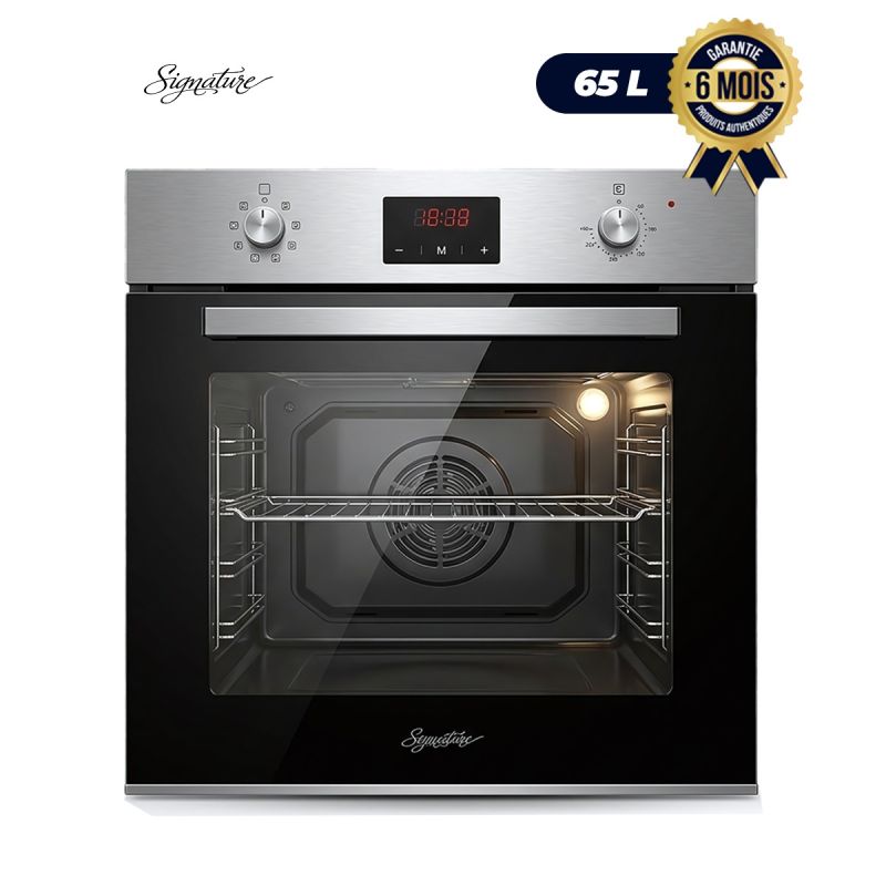 Four encastrable électrique SIGNATURE 65 Litres - SIGMA104.00 INOX – Inox  – Multifonctions – Classe A – Garantie 6 Mois