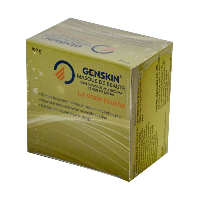 GENSKIN - Masque de Beauté - Curcuma et Bois de Santal  | Glotelho Cameroun